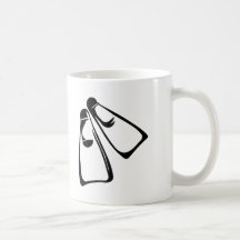 Plongée - ailerons tasse