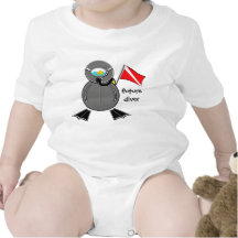 Plongeur d'avenir de type de scaphandre de Lil T-shirts