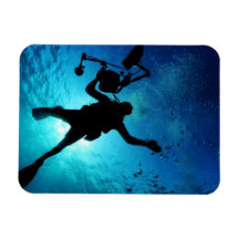 Plongeur sous-marin magnet rectangulaire