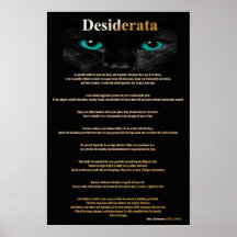 Plots réflectorisés de desiderata 2 affiches