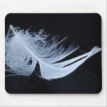 Plume blanche - angélique par nature tapis de souris
