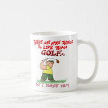 Plus de chose-golf tasse à café
