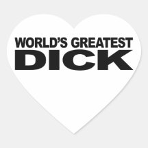 Plus grand Dick du monde Autocollants