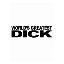 Plus grand Dick du monde Carte Postale