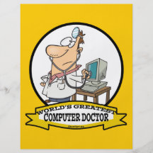 PLUS GRAND DOCTEUR MEN CARTOON D'ORDINATEUR DES MO TRACT