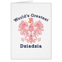 Plus grand Dziadzia Eagle du monde Carte De Vœux