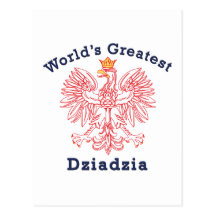 Plus grand Dziadzia Eagle du monde Carte Postale