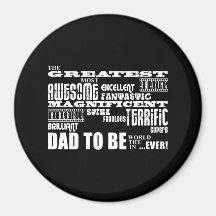 Plus grand meilleur avenir de baby shower engendre magnets pour réfrigérateur
