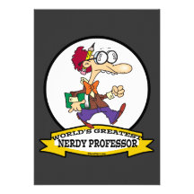 PLUS GRAND PROFESSEUR RINGARD CARTOON DES MONDES CARTONS D'INVITATION