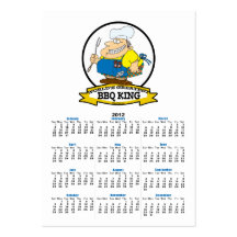 PLUS GRAND ROI MEN CARTOON DE BBQ DES MONDES CARTES DE VISITE PROFESSIONNELLES