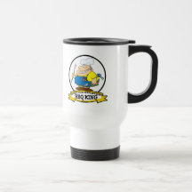 PLUS GRAND ROI MEN CARTOON DE BBQ DES MONDES MUG