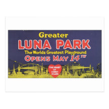 Plus grande Luna Park Coney Island Carte Postale