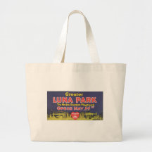 Plus grande Luna Park Coney Island Sacs De Toile