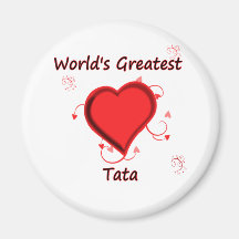 Plus grande Tata du monde Magnets Pour Réfrigérateur