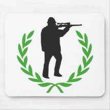 plus hunter with gun tapis de souris