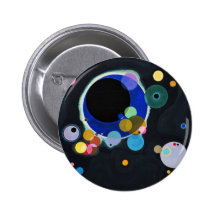 Plusieurs cercles badge avec épingle