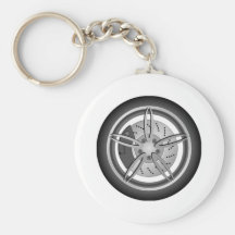 Pneu de voiture porte-clefs