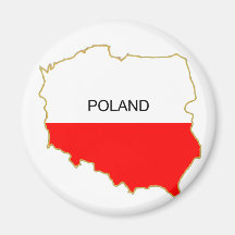 Png polonais de carte magnets pour réfrigérateur