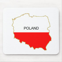 Png polonais de carte tapis de souris