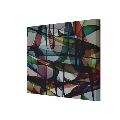 Poches de couleur - copie abstraite de toile toiles tendues