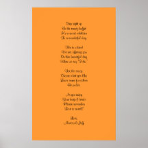 Poème de buffet de sucrerie posters
