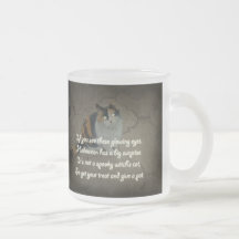 Poème de Halloween - chat de calicot Mug