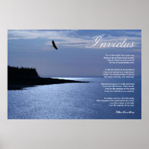 Poème inspiré de ~ d'Invictus Affiche