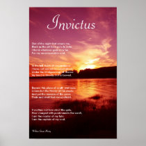 Poème inspiré de ~ d'Invictus posters