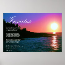 Poème inspiré de ~ d'Invictus posters
