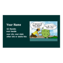 Poignée drôle de signature de Geocaching de cachet Cartes De Visite Professionnelles