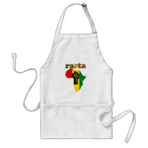 Poing de puissance noire de Rasta au-dessus de l'A Tablier