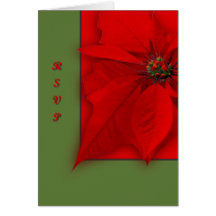 Poinsettia Carte De Vœux