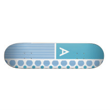 Point de polka de bleus layette ; Points Skateboards Personnalisés