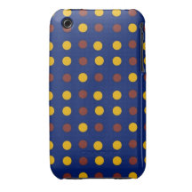 Point de polka de vacances ou cas intelligents de  coque Case-Mate iPhone 3