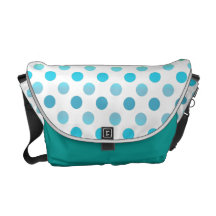 Point de polka : Sac messenger Besace