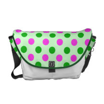 Point de polka : Sac messenger Besaces