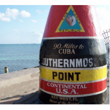 Point de repère de Key West Découpage En Acrylique
