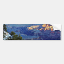 Point de Yaki de coucher du soleil de canyons gran Autocollant Pour Voiture