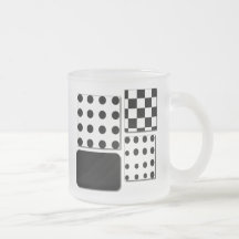 Pointille des carrés de n mug à café