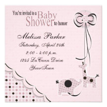 Points de Poka dans le baby shower rose Invitiatio Bristols