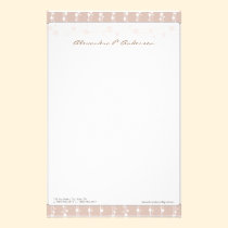 Points et papeterie customisée par rose poussiéreu papeterie