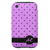 points roses coques iPhone 3 tough 
