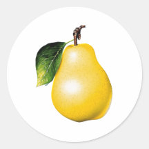 Poire Adhésifs Ronds