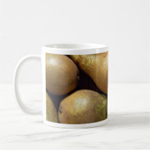 Poires de conférence tasse