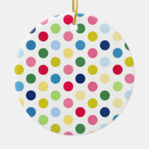 Pois d'arc-en-ciel décoration pour sapin de noël