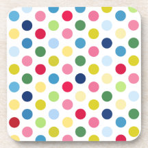 Pois d'arc-en-ciel sous-bocks