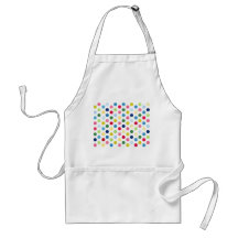 Pois d'arc-en-ciel tablier