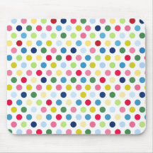 Pois d'arc-en-ciel tapis de souris