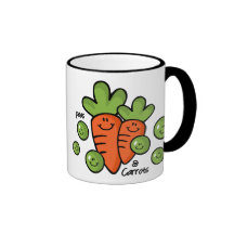 Pois et carottes mugs