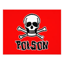 Poison Invitations Personnalisées